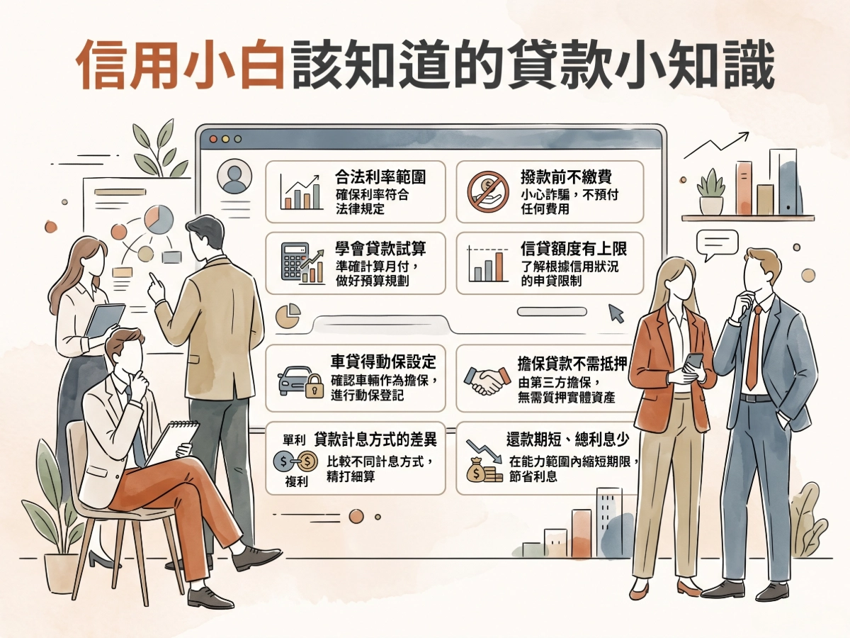 信用小白該知道的貸款小知識