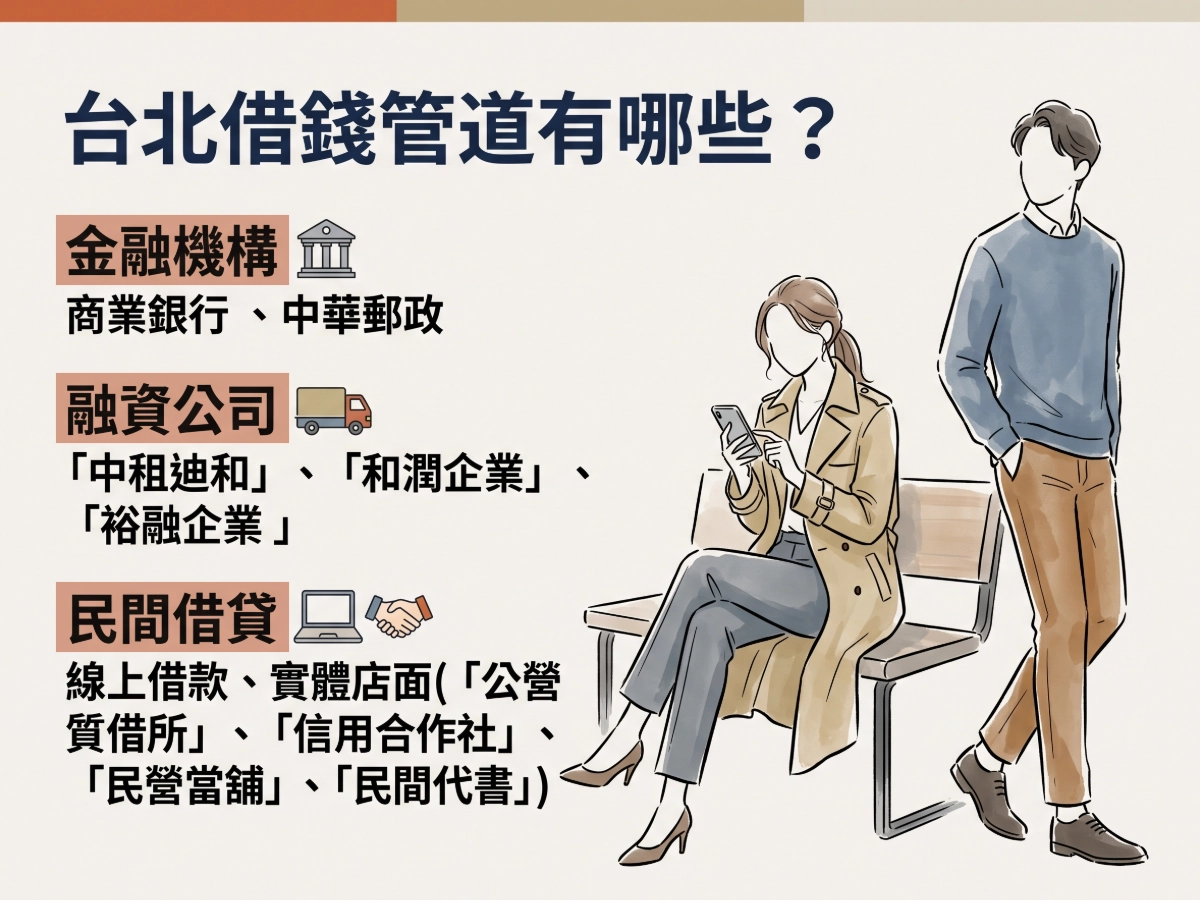 台北借錢管道有哪些