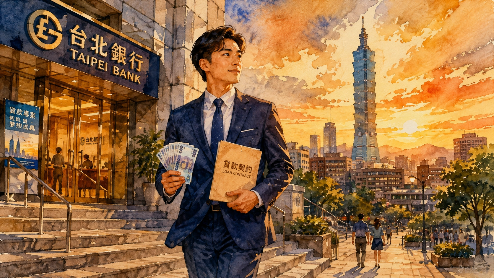 台北小額借款  AI生成圖