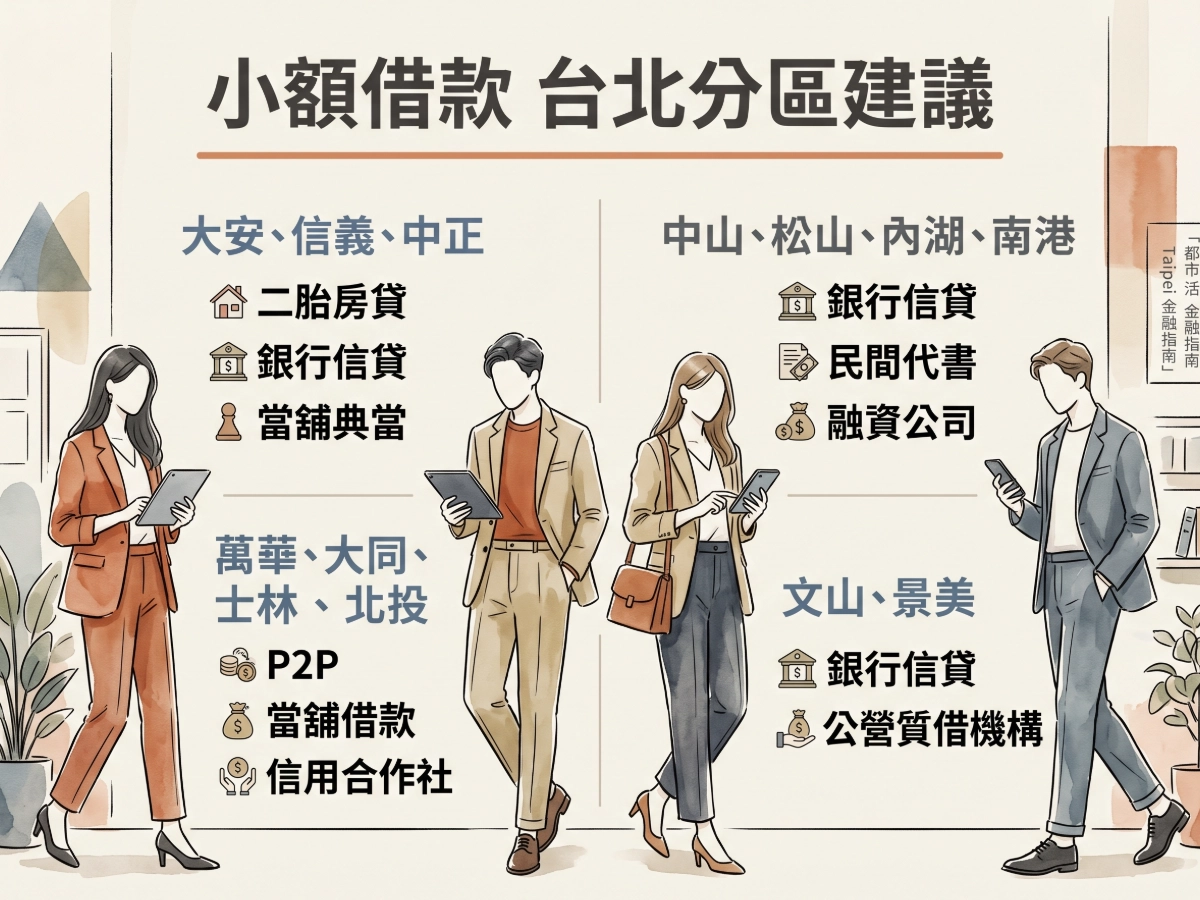 小額借款台北分區建議