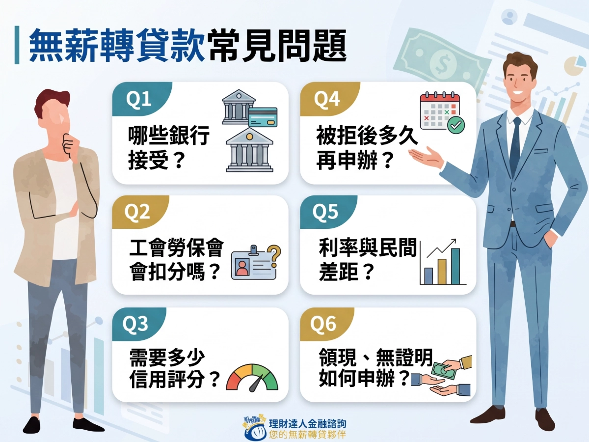 無薪轉貸款常見問題